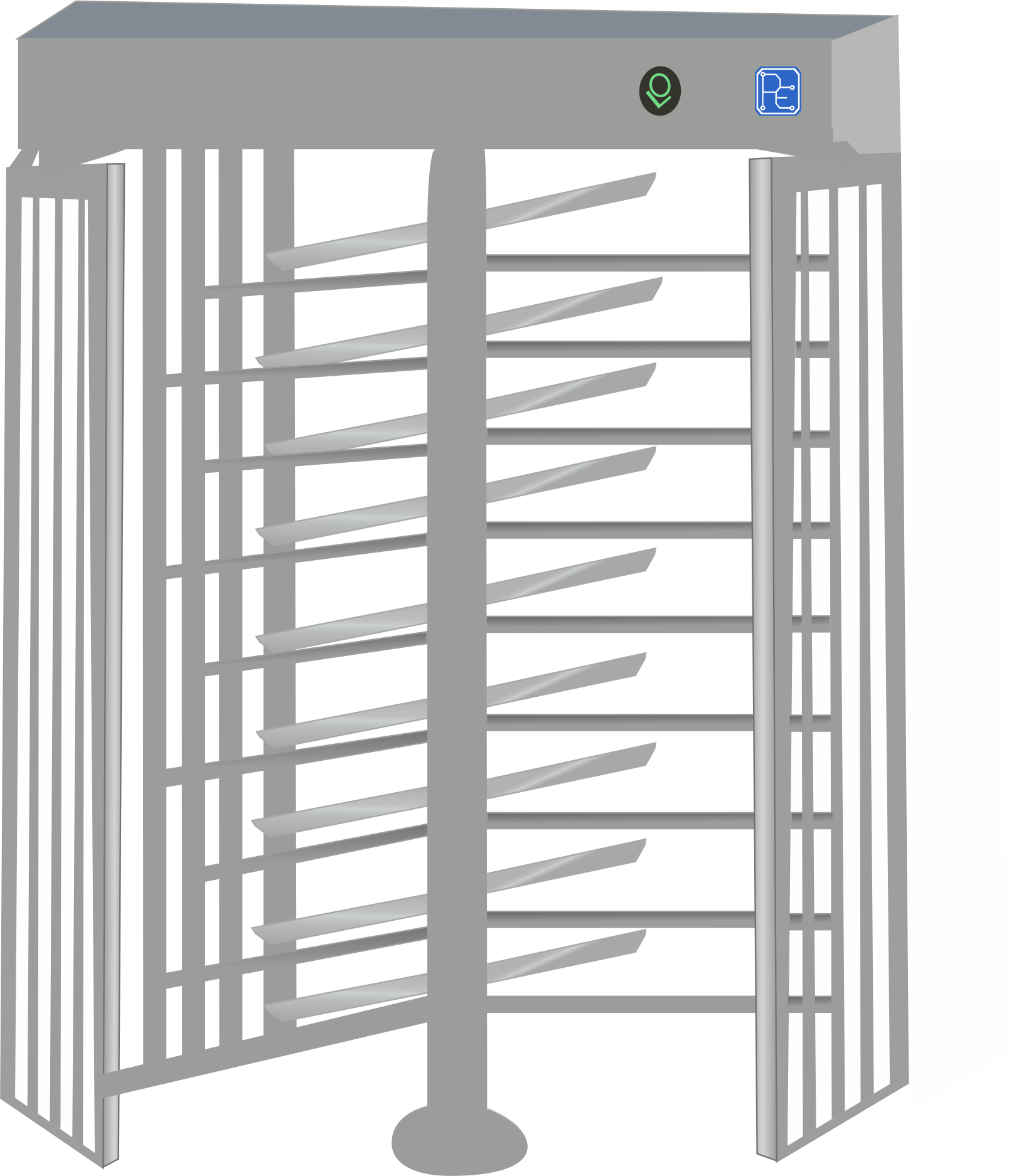 Full Height Turnstile 90